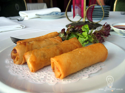 Spring Rolls With Pork and Shrimp - Cantonese style